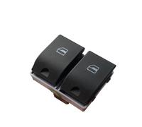 Mando Botonera Elevalunas Para Seat Ibiza 6L Cordoba 6K 2002 2003 2004 2005 2006 2007 2008 2009 6Q0959858 1/2 Piezas Botón Interruptor Control De Ventana Eléctrica Delantera Botonera Elevalunas(Rear-1