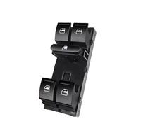 Mando Botonera Elevalunas para Seat para Leon MK2 2005 2006 2007 2008 2009 2010 2011 2012 5ND959857 Botón De Control del Interruptor Maestro De La Ventana Eléctrica Botonera Elevaluna(NO Chrome)