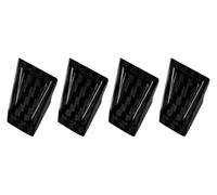 Mando Botonera Elevalunas Para Suzuki Para Jimny 2019-2022 4X ABS Botón De Interruptor Elevalunas Coche Pegatina Decorativa Extendida Embellecedor Accesorios Interiores Molduras Plateadas(Negro)