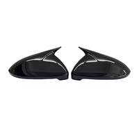 Mando Botonera Elevalunas Para VW Para Golf MK7 2014-2019 Cubiertas De Espejo Retrovisor Lateral Puerta Tapas Caja Herramientas Ala(Glossy Balck)