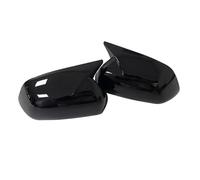 Mando Botonera Elevalunas Para VW Para Polo 2005-2009 Pegatina De Coche Cubierta Espejo Retrovisor Lateral Tapa Ala Embellecedor Caja Exterior(Gloss Black)