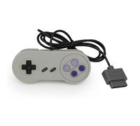 Mando clásico compatible para Super Nintendo SNES con cable retro (versión NTSC)