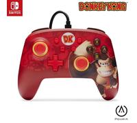 Mando con cable mejorado PowerA para Nintendo Switch - Donkey Kong Flex, mando, mando para videojuegos, mando con cable, con licencia oficial
