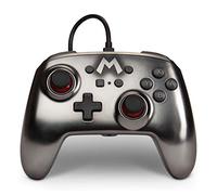 Mando con cable mejorado PowerA para Nintendo Switch - Mario plata