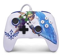 Mando con cable mejorado PowerA para Nintendo Switch - Master Sword Attack, mando, mando para videojuegos, mando con cable, con licencia oficial