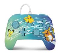 Mando con cable mejorado PowerA para Nintendo Switch - Pikachu-Evolution, mando, mando para videojuegos, mando con cable, con licencia oficial