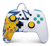 Mando con cable mejorado PowerA para Nintendo Switch - Pikachu High Voltage, mando, mando para videojuegos, mando con cable, con licencia oficial