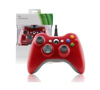 MANDO CON CABLE PARA MICROSOFT XBOX 360 WIRED GAME CONTROLLER COLOR ROJO ROJA