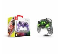 Mando con cable para Nintendo Switch - PDP - Afterglow - Iluminación LED - Transparente