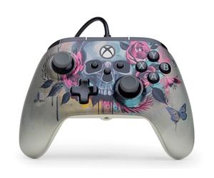 Mando con cable PowerA Advantage Plus para Xbox Series X|S - Floración y tristeza, con licencia oficial controles analógicos de altura regulable controles analógicos con efecto Hall botones asignables