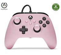 Mando con cable PowerA para Xbox Series X|S - Rosa, mando, mando para videojuegos con cable, mando para juegos, funciona con Xbox One