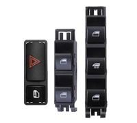 Mando Control Elevalunas Para E46 323 Para 323Ci Botón Del Interruptor Ventana Eléctrica 61316902178 61316902183 61318368920(A Set (3pcs))