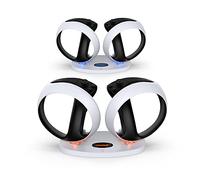 Mando de Carga con Luz para PS VR2, Estación de Carga Soporte Anticaídas para PS5 VR2 VR Mango Gafas Accesorios