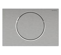 Mando de inodoro Geberit Sigma10, electrónico, alimentación de red, para cisternas empotradas Sigma de 12 cm, con placa de accionamiento de inodoro Sigma10, redondo, para barras de apoyo abatibles, pa