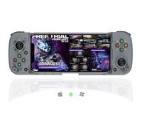 Mando de juego inalámbrico para iPhone, Megadream MFi Bluetooth Gamepad Joystick para iOS/Android, iPhone 13/Mini/13 Pro Max, 12, 11, para Samsung Galaxy, Nokia, OPPO, Google, Direct Play (gris)