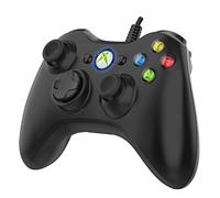 Mando de juego para Xbox 360, mando con cable Xbox 360 para PC Windows 7/8/8.1/10/Microsoft Xbox360/Xbox 360 Slim USB Gamepad, Joypad con doble vibración