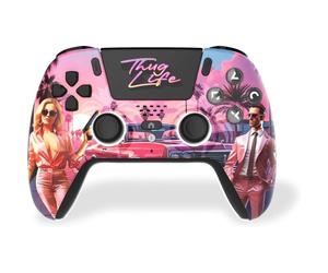 Mando de juego Trade Invaders Thug Life Bluetooth PS5 LED Retroiluminado 12,5h