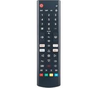 Mando de Reemplazo Compatible para LG Smart TV, Control Remoto Infrarrojo Mejorado con Botones de Acceso Rápido Compatibles para Netflix, Prime Video, Disney+ y Rakuten Modelo TV AKB76037605
