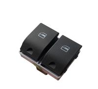 Mando Elevalunas Botón interruptor Control ventanilla eléctrica delantera para VW Polo 4 9N Sedan para Vento Gol Fox Seat Ibiza 6L Cordoba 6Q0959858 6Q0959858A Interruptor Ventana(Front-1 piece)