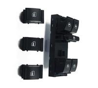 Mando Elevalunas Compatible con VW para Touareg 2003 2004 2005 2006 2007 2008 2009 2010 7L6959857A 7L6 959 857D Botón De Control De Puerta del Interruptor De La Ventana Eléctrica (Color : 1set Switch