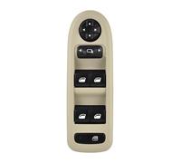 Mando Elevalunas Para P&eugeot 208 308 2008 408 Botón Interruptor Control Elevalunas Eléctrico 98060866ZE 96666289ZE Interruptor Ventana Eléctrica Lado Conductor(Beige)