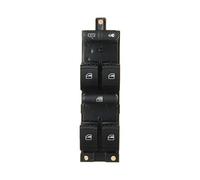 Mando Elevalunas Para VW Para Bora Para Jetta Para Golf MK4 Para Passat B5 1J4959857 3BD959857 Potencia Botón Pulsador Negro 6 Interruptor Control Ventana Coche(Black 5)