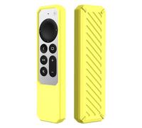 Mando Funda de Silicona para Apple TV 4K / HD 2 Generación 2021 y 3 Generación 2022 (Amarillo)