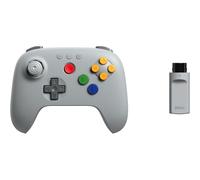 Mando Inalámbrico 8BitDo 64 2.4G para N64, Analogue 3D y Windows - Gris