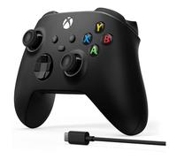 Microsoft Xbox Wireless Controller + USB-C Cable Negro Gamepad Analógico/Digital PC, Xbox One, Xbox One S, Xbox One X, Xbox Series S, Xbox Series X