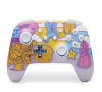 Mando inalámbrico mejorado PowerA para Nintendo Switch - Mushroom Kingdom Pop Art, Nintendo Switch modelo OLED, Nintendo Switch Lite, gamepad, mando de juego, mando Bluetooth