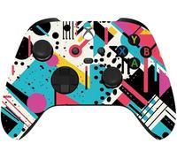 Mando inalámbrico para Microsoft Xbox Series X/S y Xbox One, tacto suave personalizado, controlador de serie X/S (X/S retro abstracto)