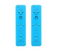 Mando Inalámbrico para PS4, Inalámbrico Mando para PS4 Mando Gamepad, Wii Controller 2 Pack, Wii Remote Controllers with Silicon Case and Strap para Wii and Wii U