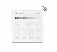 Mando inalambrico pared monocolor 4zonas rf 2,4ghz