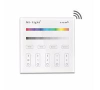 Mando inalambrico pared rgb+w 4zonas rf 2,4ghz
