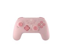 Mando inalámbrico Switch Pro, mando DualShock recargable, compatible con Turbo, Macro y eje giroscópico, para Switch/Lite/OLED/iOS/Android/PC (rosa)