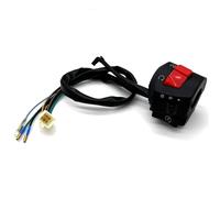 Mando Izquierdo Manillar Interruptores Barra Manillar Motocicleta Universal W Bocina De Estrangulación Faro Señal Giro Interruptor Controlador Manillar Arranque Eléctrico 22mm Y 7/8"