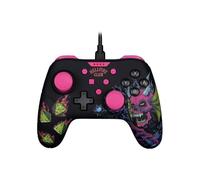 Mando Konix Stranger Things con Cable para Nintendo Switch, Negro y Rosa