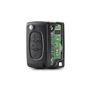 Mando Llave Compatible con CITROËN C2 C3 C4 C5 Peugeot 107 207 307 407 308 409 607 FIAT Scudo Ulysse Circuito Electrónico 433 MHz Chip Transponder Sustitución Duplicado Llave (CE0536)