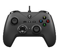 MSI FORCE GC200 - Controlador de gamepad para PC con cable, disparador de efecto Hall, barras de pulgar analógicas avanzadas, motores de doble vibración, USB 3.0, con cable