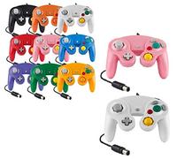 Mando para Game Cube blanco y conmutador con cable, color blanco y rosa