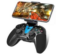 Mando para Movil Android Bluetooth con Botón Programable + Soporte Smartphone - Compatible con iPhone, Apple TV, iOS, Android, PS4, PS3 y PC Gaming - Juega a Fortnite, Call of Duty en el Teléfono