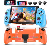 Mando para Switch 2/Original/OLED - Joypad Telescópico Integrado, Alternativa a Joy-Con, Mando Pro Inalámbrico para Nintendo Switch con Joystick TMR, Grip Ergonómico, Turbo, 4 Macros, Vibración y RGB
