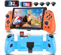 Mando para Switch 2/Original/OLED - Joypad Telescópico Integrado, Alternativa a Joy-Con, Mando Pro Inalámbrico para Nintendo Switch con Joystick TMR, Grip Ergonómico, Turbo, 4 Macros, Vibración y RGB