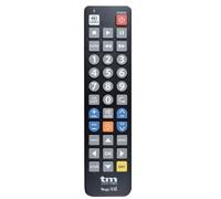 TM Electron TMURC502 - Mando a Distancia Universal Magic XXL con Teclas Grandes para Personas Mayores, Compatible con Televisores de Grandes Marcas, No Necesita Programación Ni Códigos, Negro