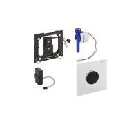 Mando para urinario Geberit con desagüe electrónico, funcionamiento con batería, tapa tipo 10, 116.035.KH.1, Color: Cromado de alto brillo