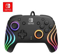 Mando PDP Afterglow Wave con cable para Nintendo Switch negro