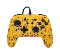 Mando PowerA NSGP0083-01 para Nintendo Switch, Alámbrico, USB, MicroUSB, Negro/Rojo/Amarillo