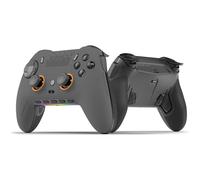 Scuf ENVISION PRO V2 (2025) Mando de Juegos Inalámbrico Sólo Para PC - Pulgares Antideriva - Cinco Teclas G Extraíbles - Palas Traseras Extraíbles - Activadores Instantáneos - Gris Acero