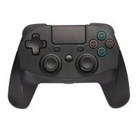 Snakebyte PS4 GAME:PAD 4S - Wireless bluetooth Controller for PlayStation 4 / PS4 Slim / Pro, analog dual joysticks, USB C Cable, PC compatible (Windows 7/8/10), 3.5mm headphone jack, touchpad, Black