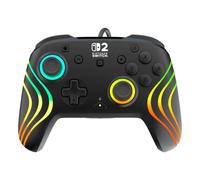 Turtle Beach Afterglow Wave Negro Mando de juego RGB con cable para Nintendo Switch 2